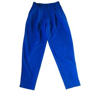 I C B New York Blue High Rise Work Pants